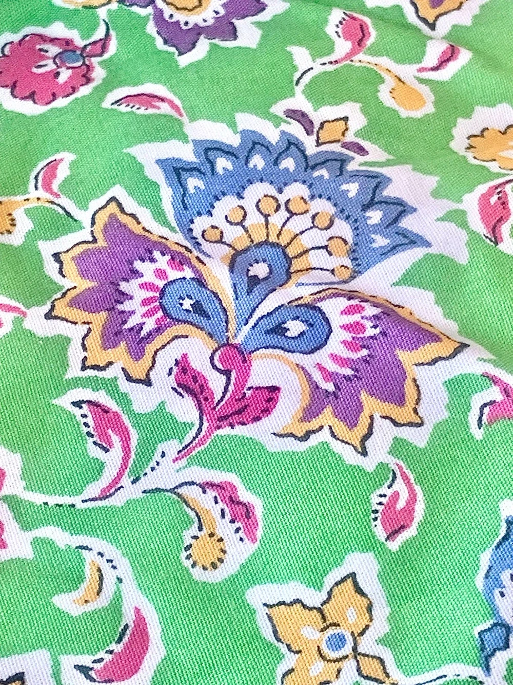 RALPH LAUREN QUEEN BEDSKIRT HAMPTON BEACH CLUB GREEN FLORAL NWT OLD STOCK VINTAG